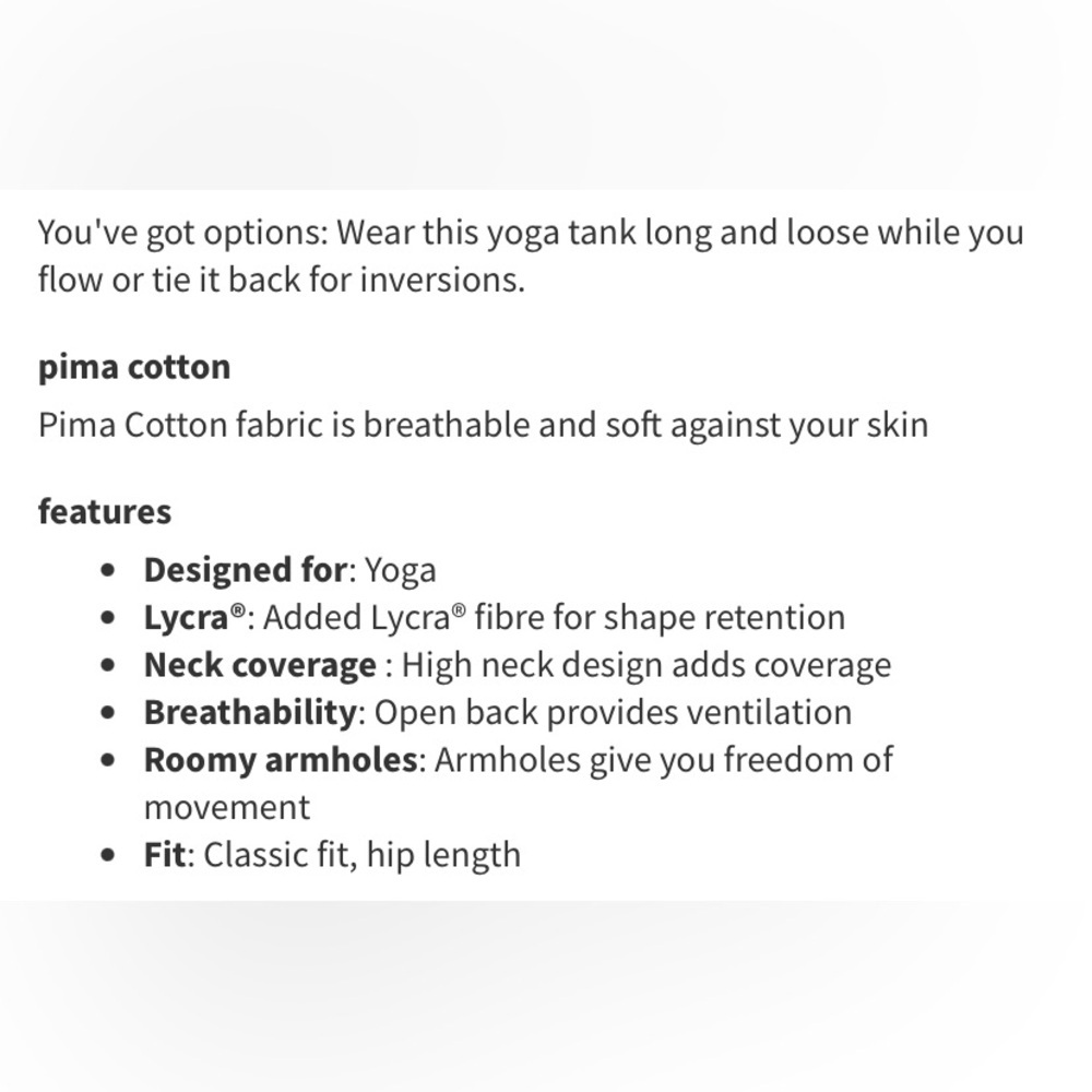 lululemon athletica All Tied Up Tank Top size 6 - Picture 4 of 11